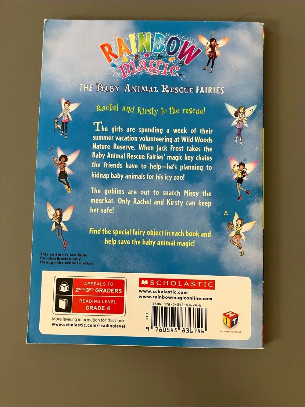 Scholastic Rainbow Magic Mae the Panda Fairy - Red and Yellow Cover